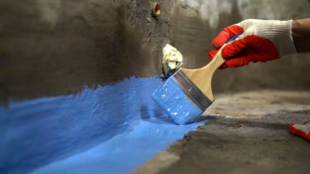 Commercial Waterproofing project at a Hillsborough, NC business property by SJ Waterproofing Pros